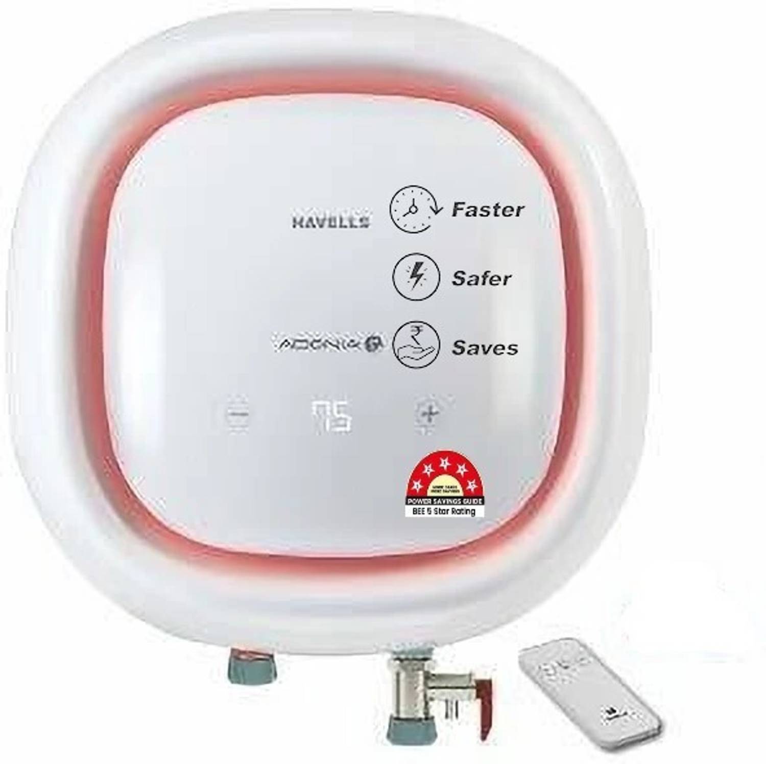 HAVELLS 15 L Storage Water Geyser (ADONIA R, White) (White)