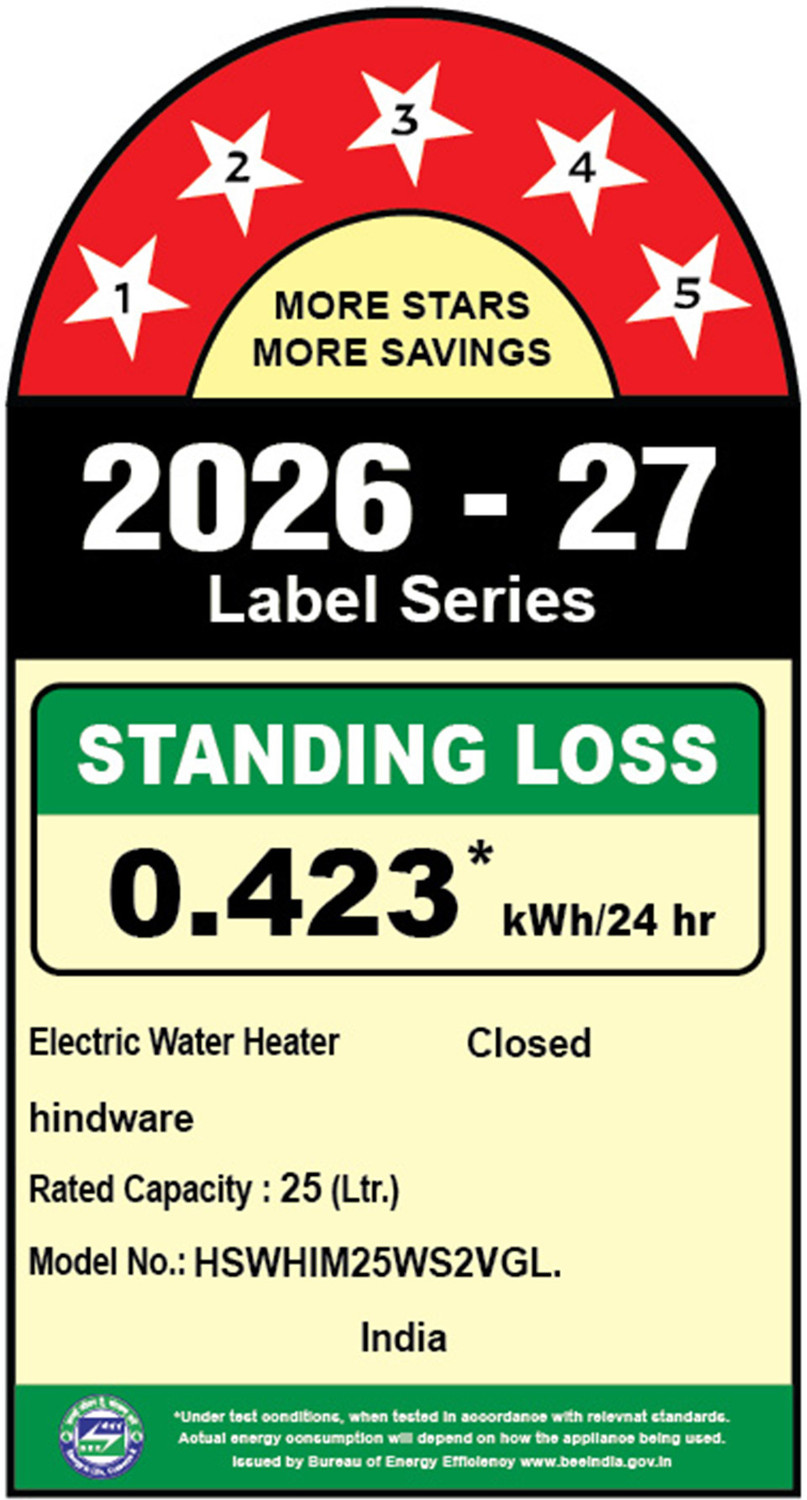 Image of Hindware Smart Appliances Immedio Plus 25 L Storage Water Geyser