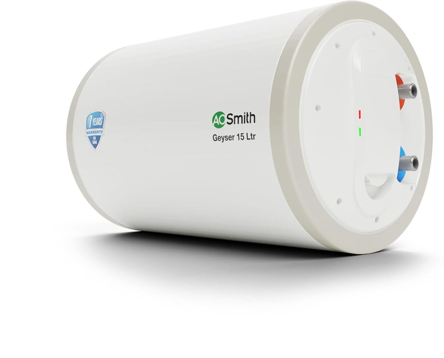 Image of AO Smith HAS-X1-015 15 L Storage Water Geyser | RHS | 2kW | Horizontal | Designed for high rise buildings with 8 bar pressure rating | Longer life in hard water conditions with Blue Diamond glass lined tank | BEE 4-star rating for high energy efficiency and power savings | Free Installation
