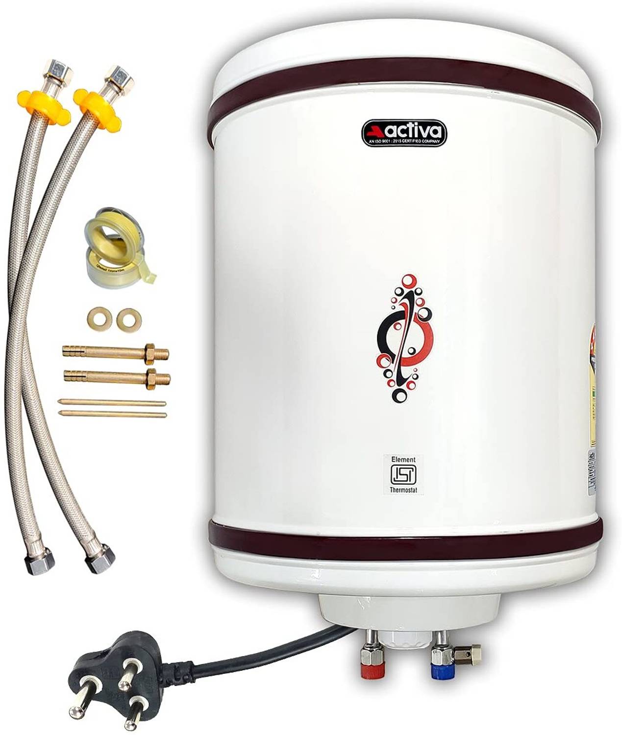 ACTIVA 15 L Storage Water Geyser (HOTLINE 5 STAR, White) (White)