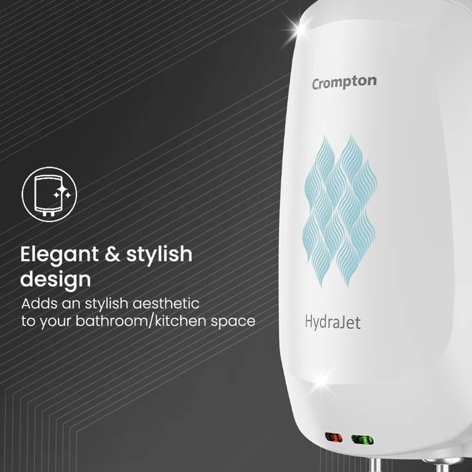 Image of Crompton AIWH-5LHYDRAJET3KW (HYDRAJET) 5 L Instant Water Geyser