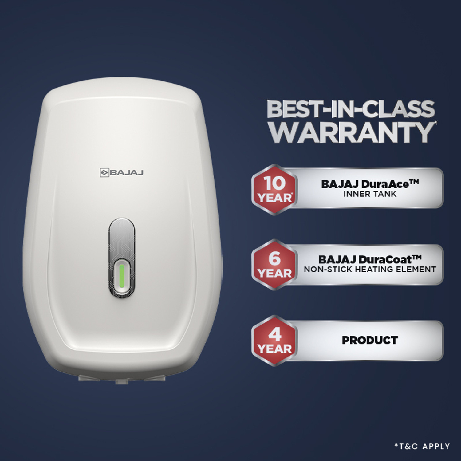 Image of BAJAJ AERONO 3 L Instant Water Geyser