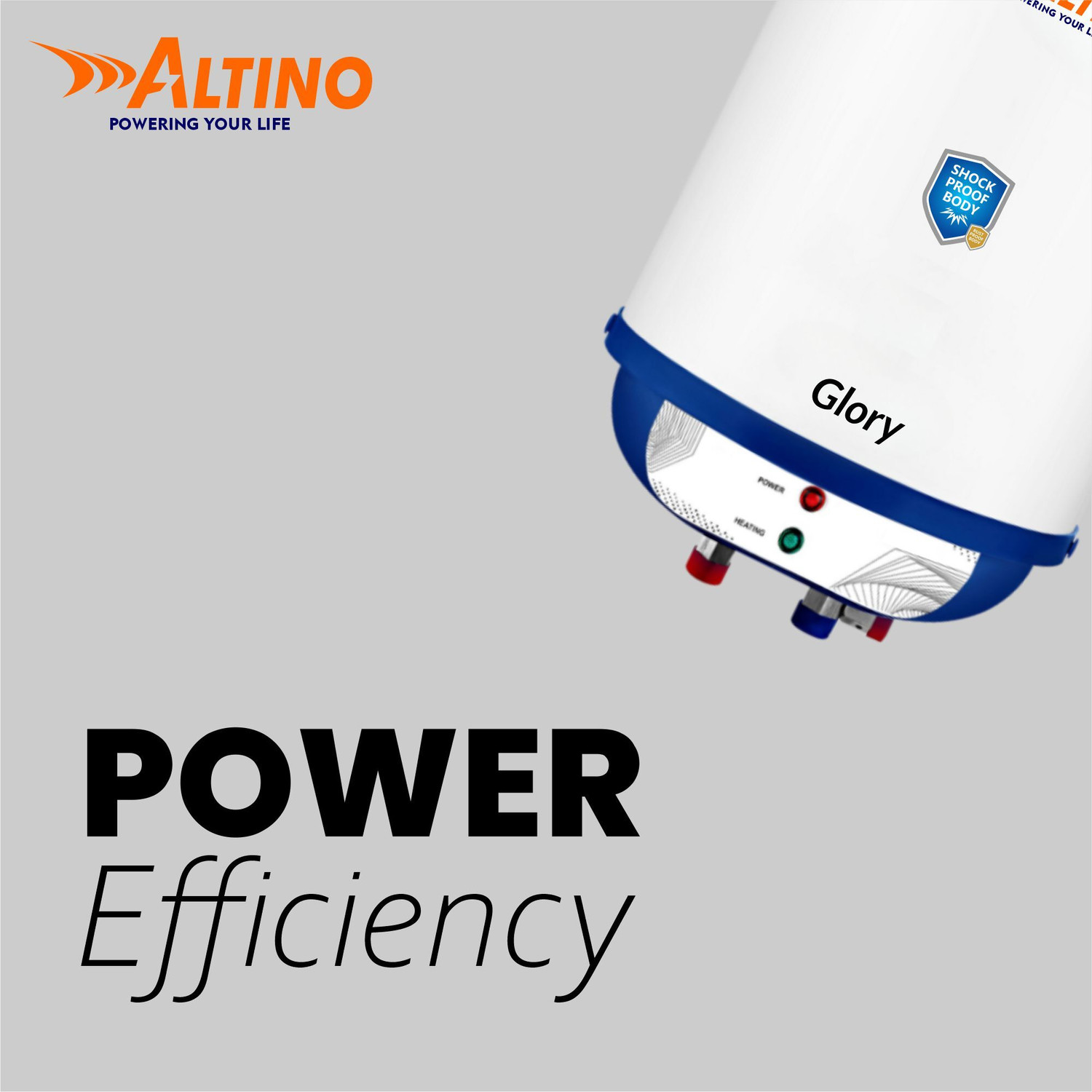 Image of ALTINO Glory Premium Geyser High Grade SS 304 Tank, Rust & Shock Proof ABS Body 6 L Storage Water Geyser