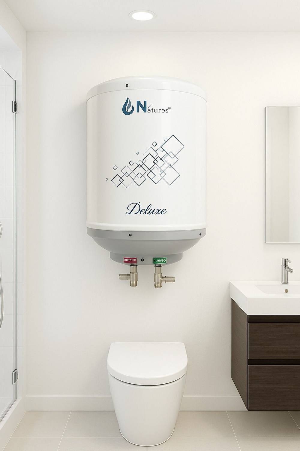 Natures 15 L Instant Water Geyser (15-Litre 5-Star Energy Efficie