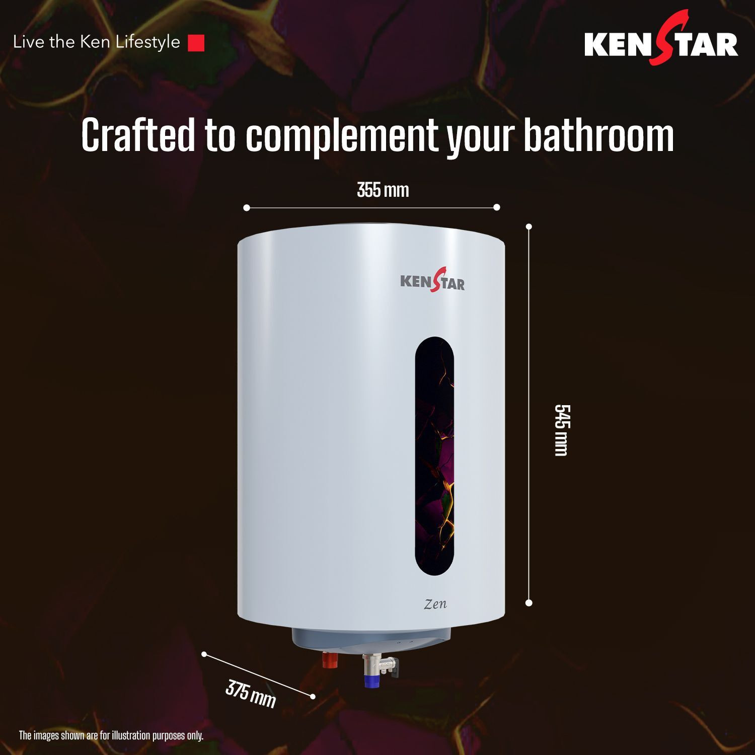 Image of Kenstar ZEN 25 L 25 L Storage Water Geyser
