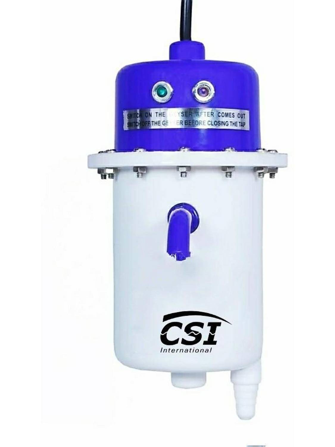 CSI INTERNATIONAL 1 L Instant Water Geyser (Instant Water Geyser, Water Heater, Portable Water Heater, Geysers Made of First Class Plastic, 3kw copper aliments red 1 L Instant Water Geyser