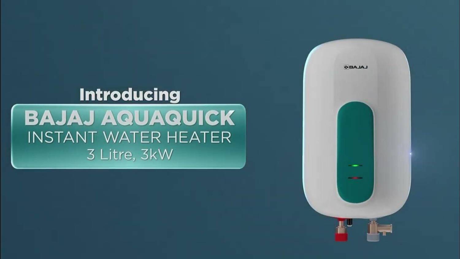 BAJAJ 3 L Instant Water Geyser (AQUA QUICK, White) (White)