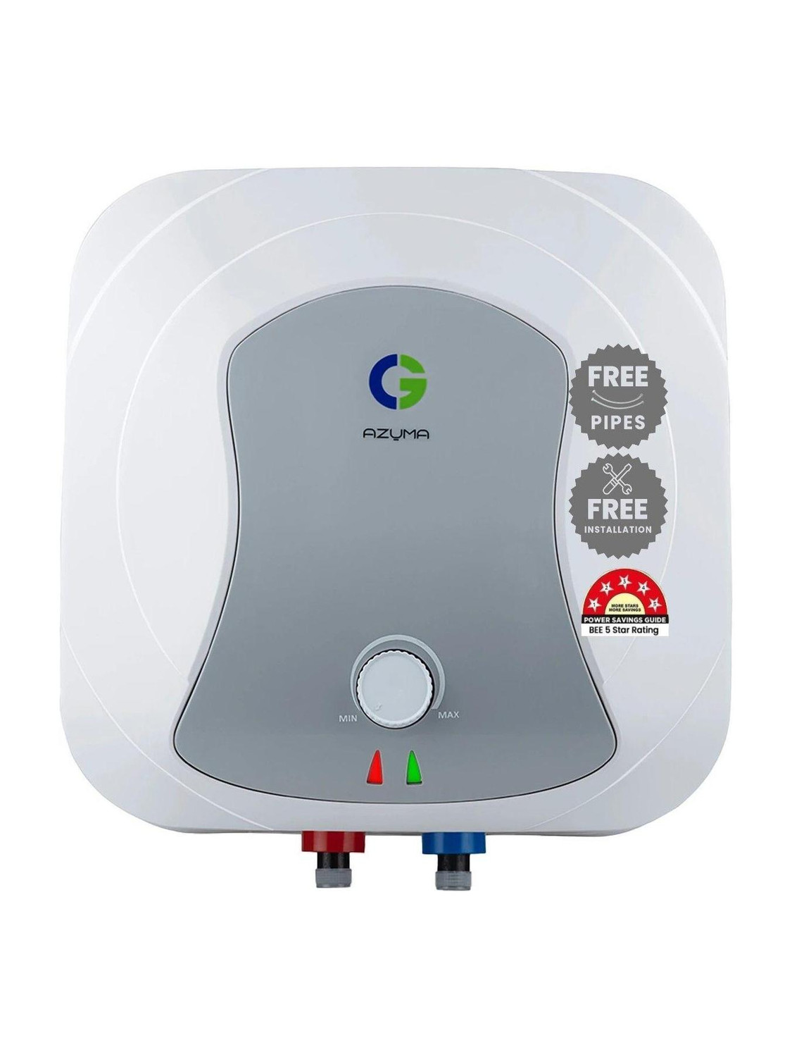 Image of CG Azuma 10 L Storage Water Geyser | with Free Pipes and Free Installation
