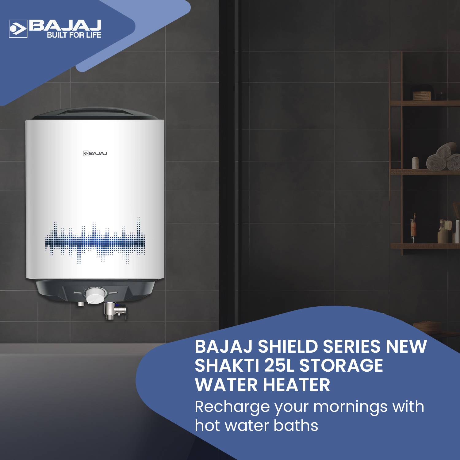 BAJAJ Shield Series Shakti 25L Water Geyser - Image 2
