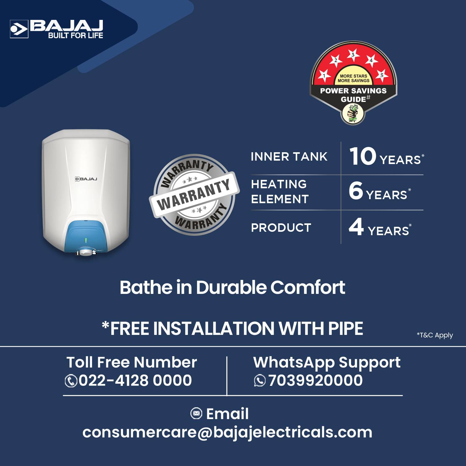 Bajaj Endure Series Gracio 25L