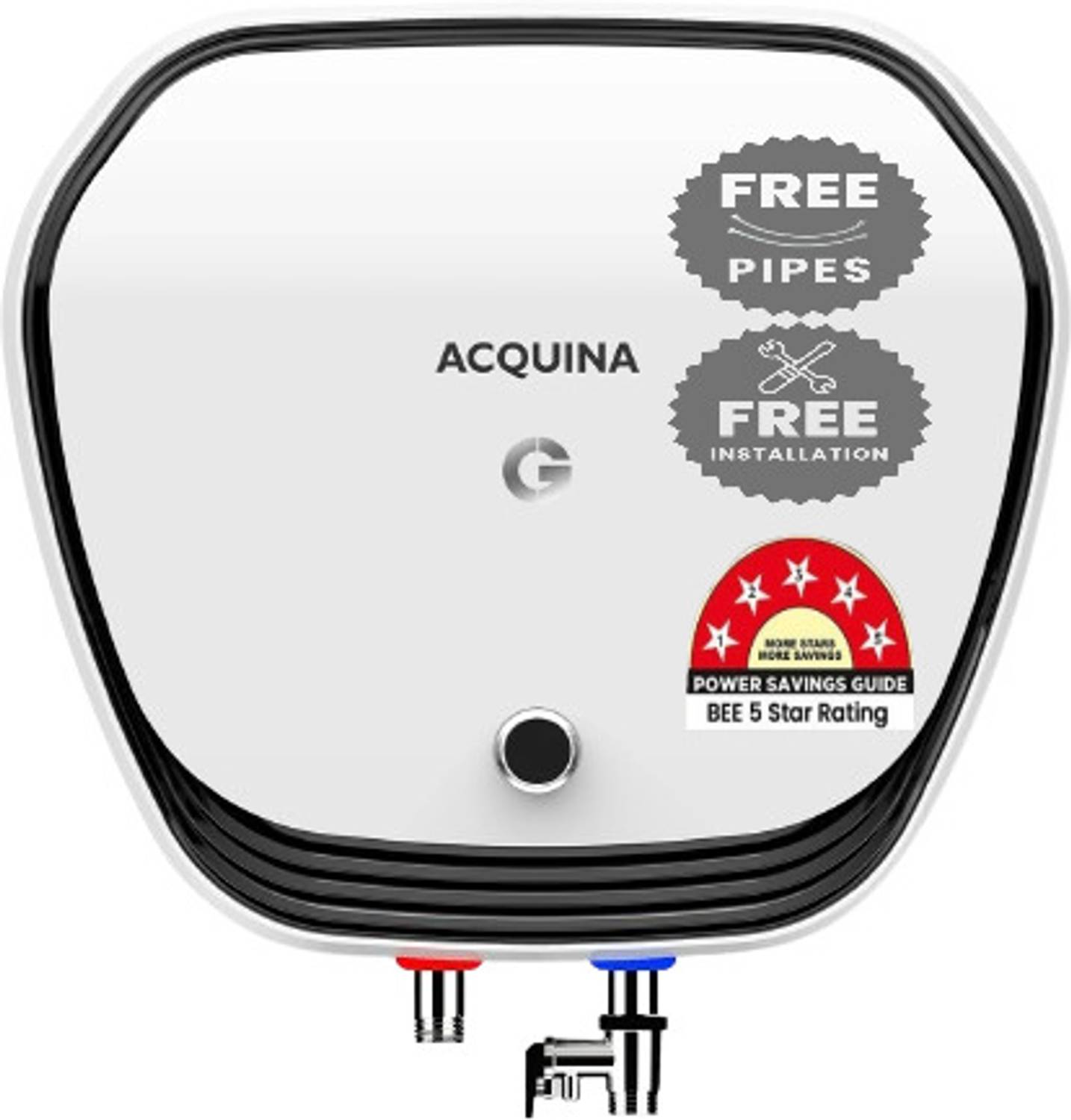CG 25 L Storage Water Geyser 5 Star BEE Energy Rating Glassli