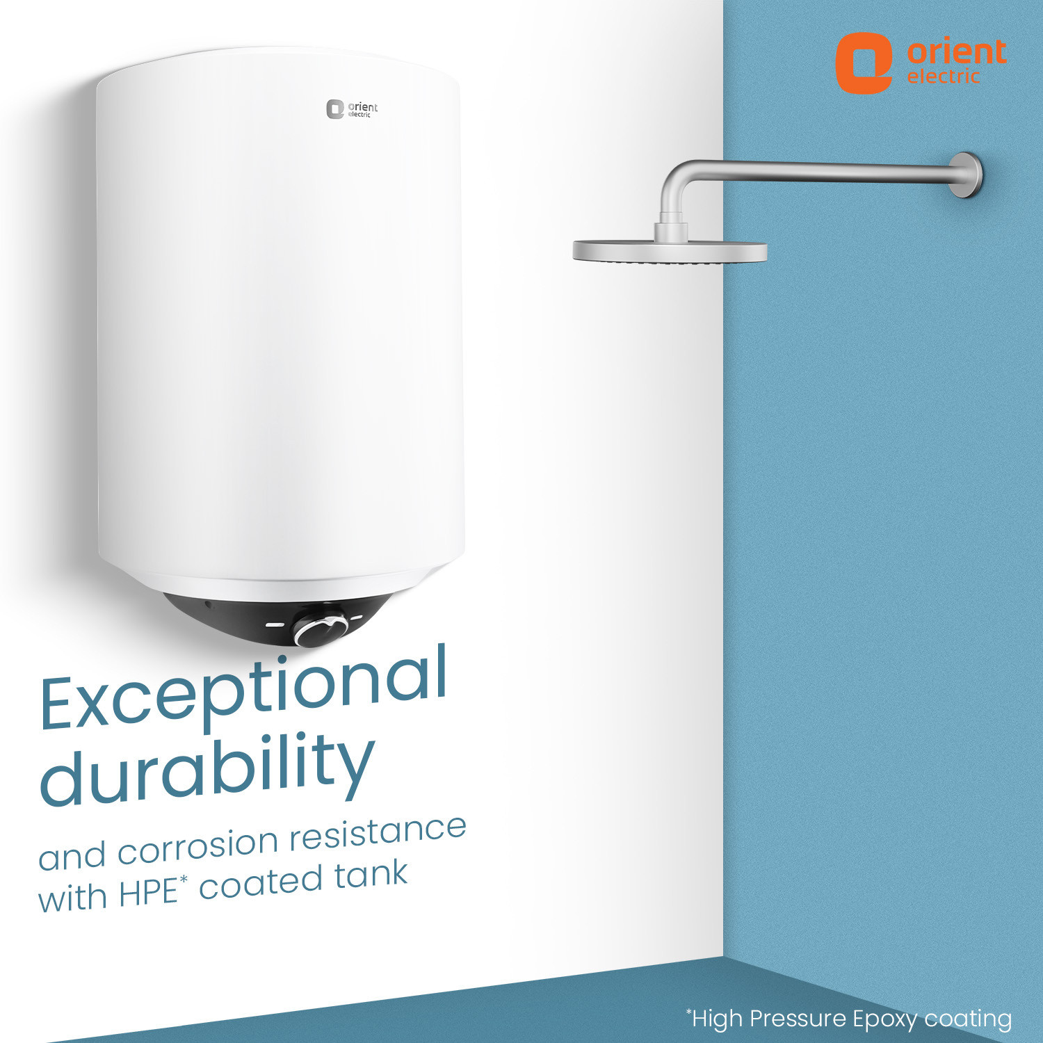 Image of Orient Electric Cronos Pro | 5 Star BEE Energy Rating |High-rise Compatible 25 L Storage Water Geyser