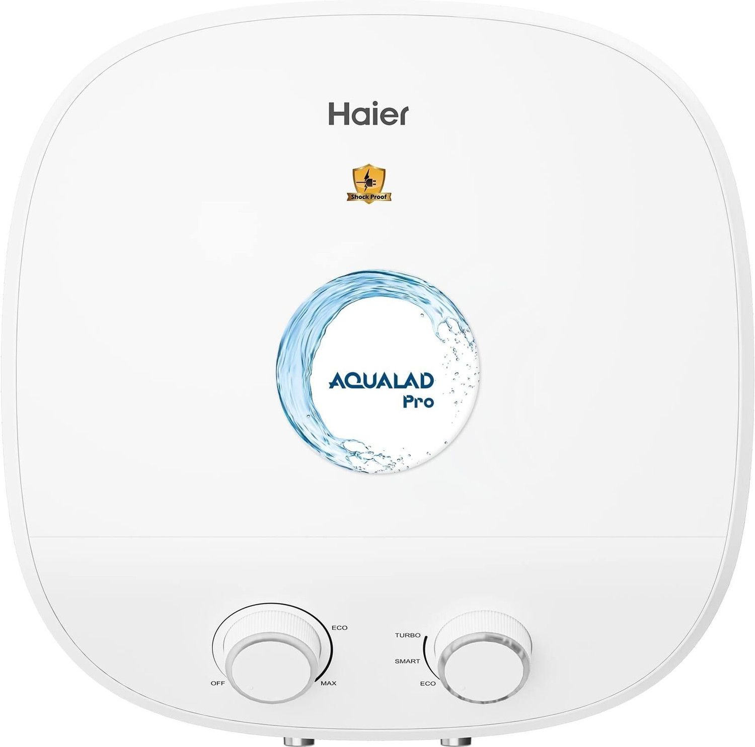 Image of Haier ES15V-AQUALAD PRO 15 L Instant Water Geyser 3-in-1 Convertible Dual Element 33% Fast Heating Shock Safe Plug