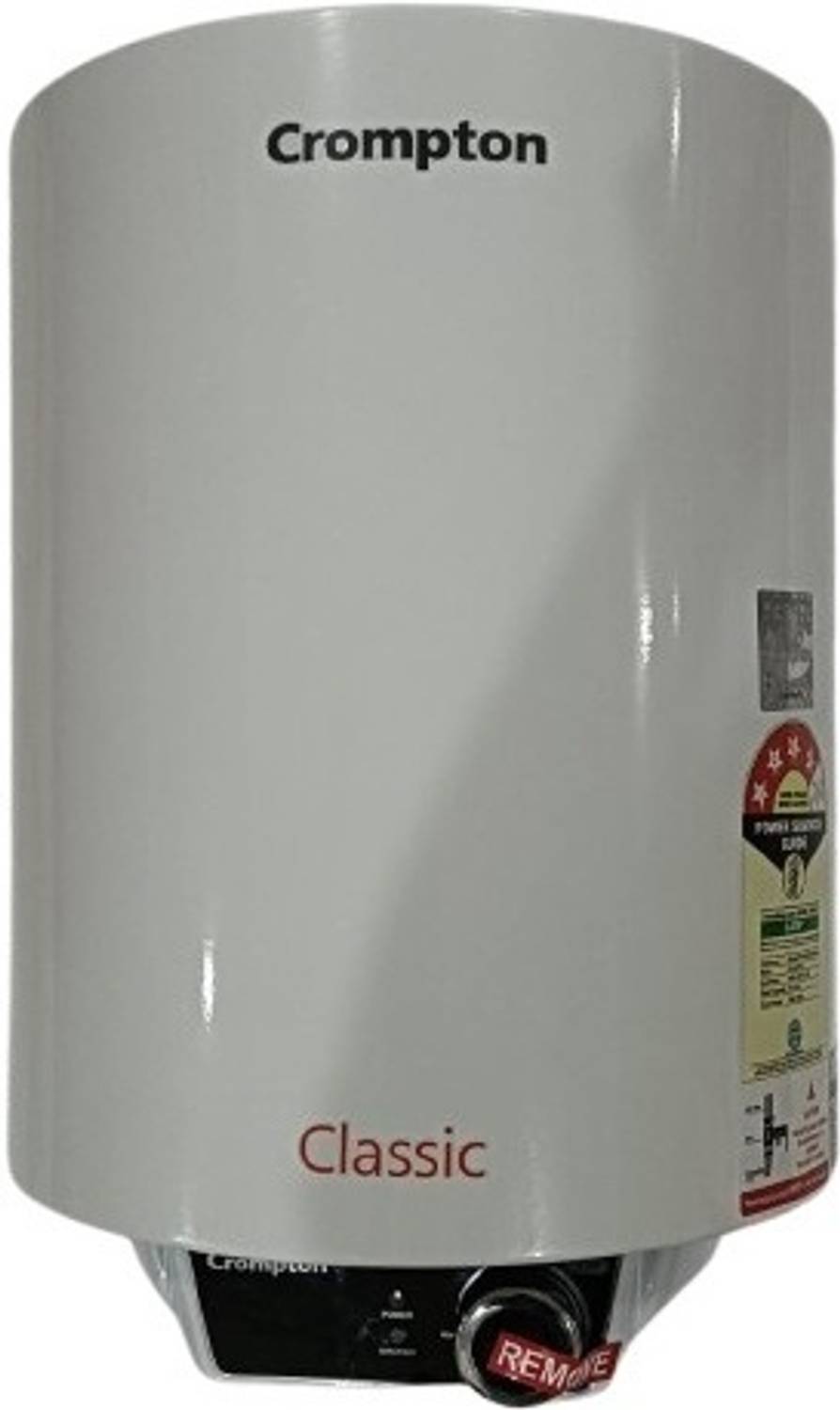 Crompton 10 L Storage Water Geyser (Classic 10 Ltr, White) (White
