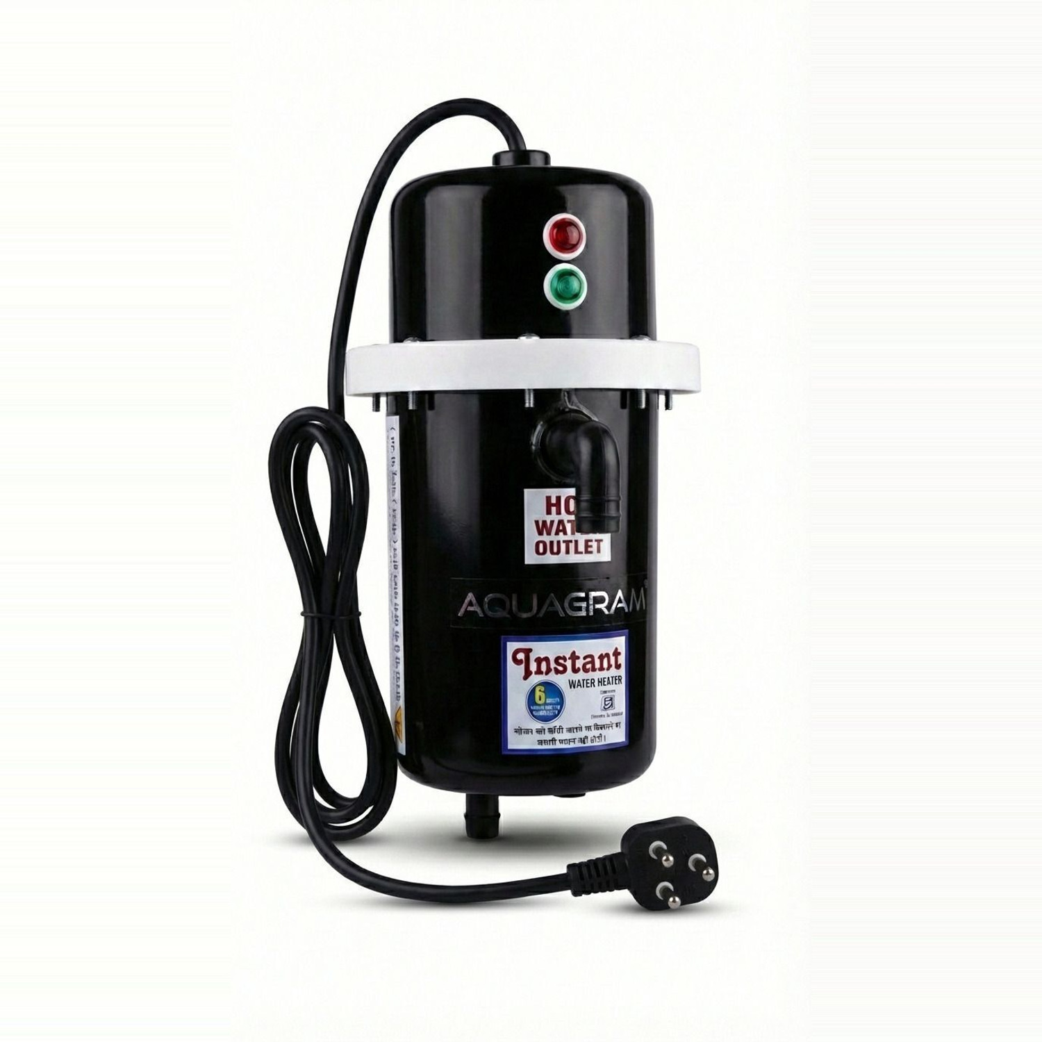 Image of Aquagrand Instant Electric Water Heater for Bathroom, Kitchen| Auto Cut-Off| Fast Heating 1 L Instant Water Geyser