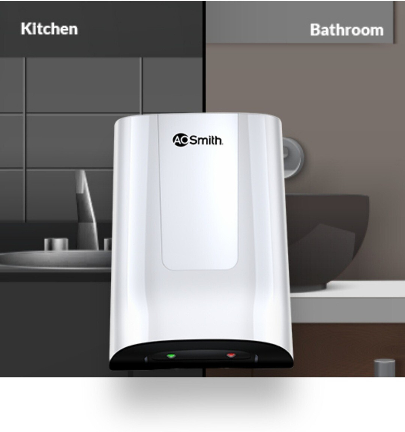 Image of AO Smith MiniBot 3lit 3W 3 L Instant Water Geyser