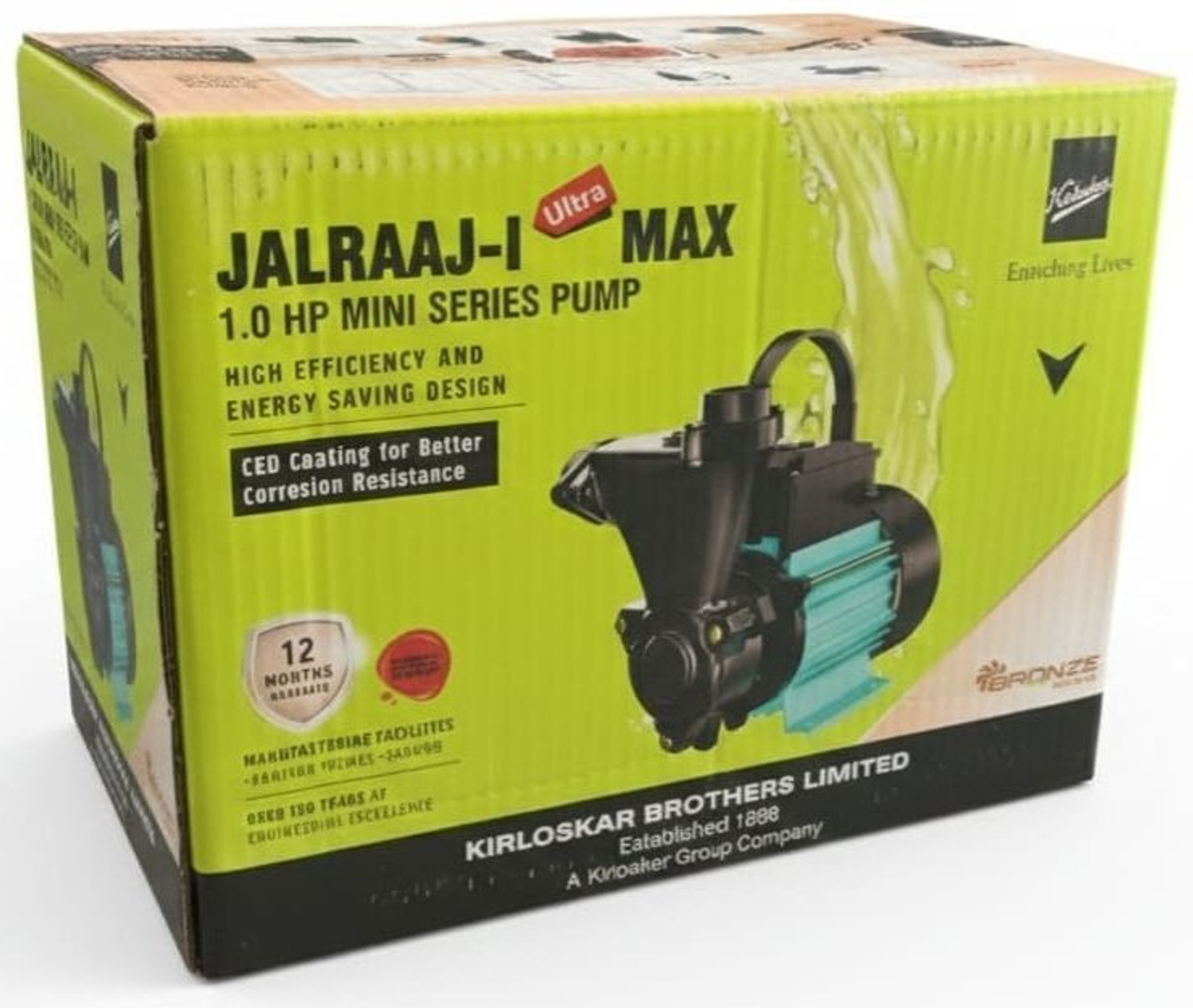 Image of KIRLOSKAR BROTHERS LIMITED Kbl Jalraaj Ultra Max 1 hp Water Pump Centrifugal Water Pump