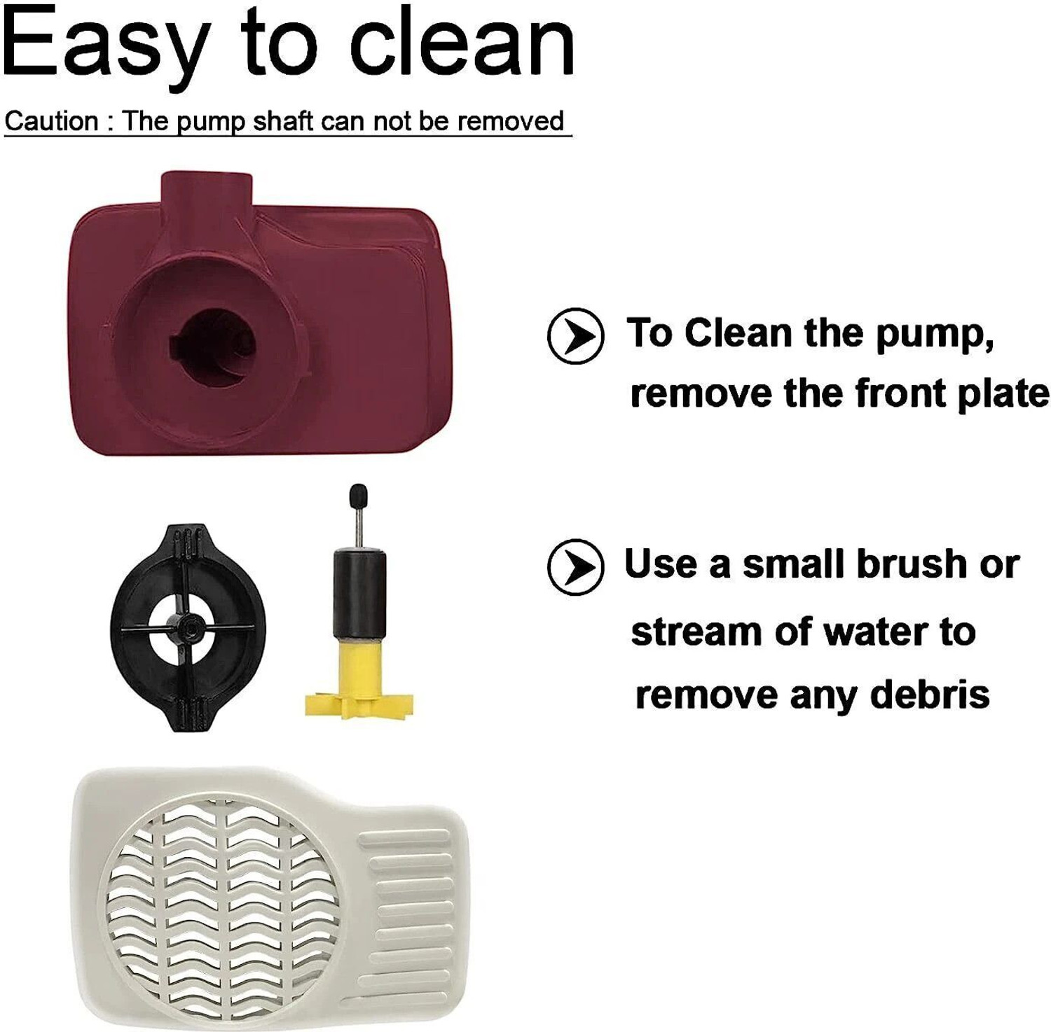 Image of ELOVE 40 Watt Water Pump - Cooler Pump for Desert Air Cooler, Aquarium, Fountains Submersible Water Pump