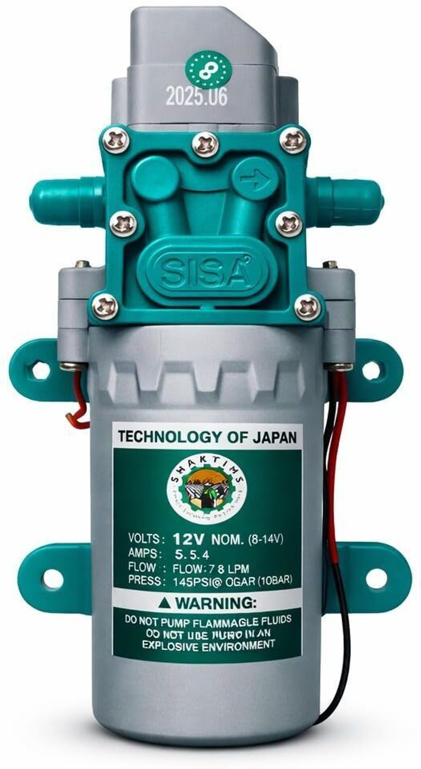 Image of SHAKTIMS High Pressure 12V 135 Diaphragm Pump Diaphragm Water Pump