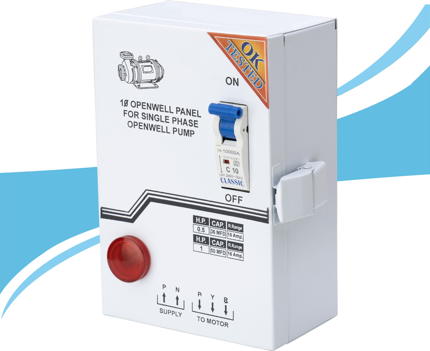 Image of Dixa Open Well Submersible Water Pump 0.5 HP(Made in India) Submersible Water Pump