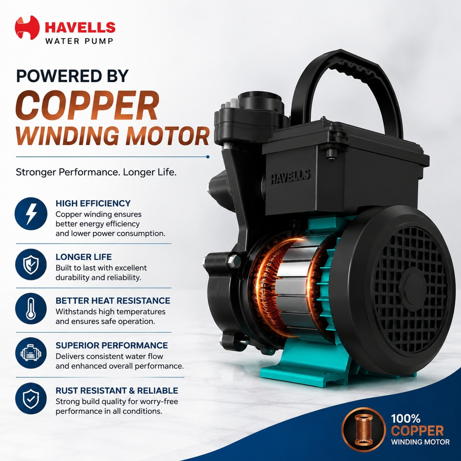Image of HAVELLS STREAM1 PLUS Centrifugal Water Pump