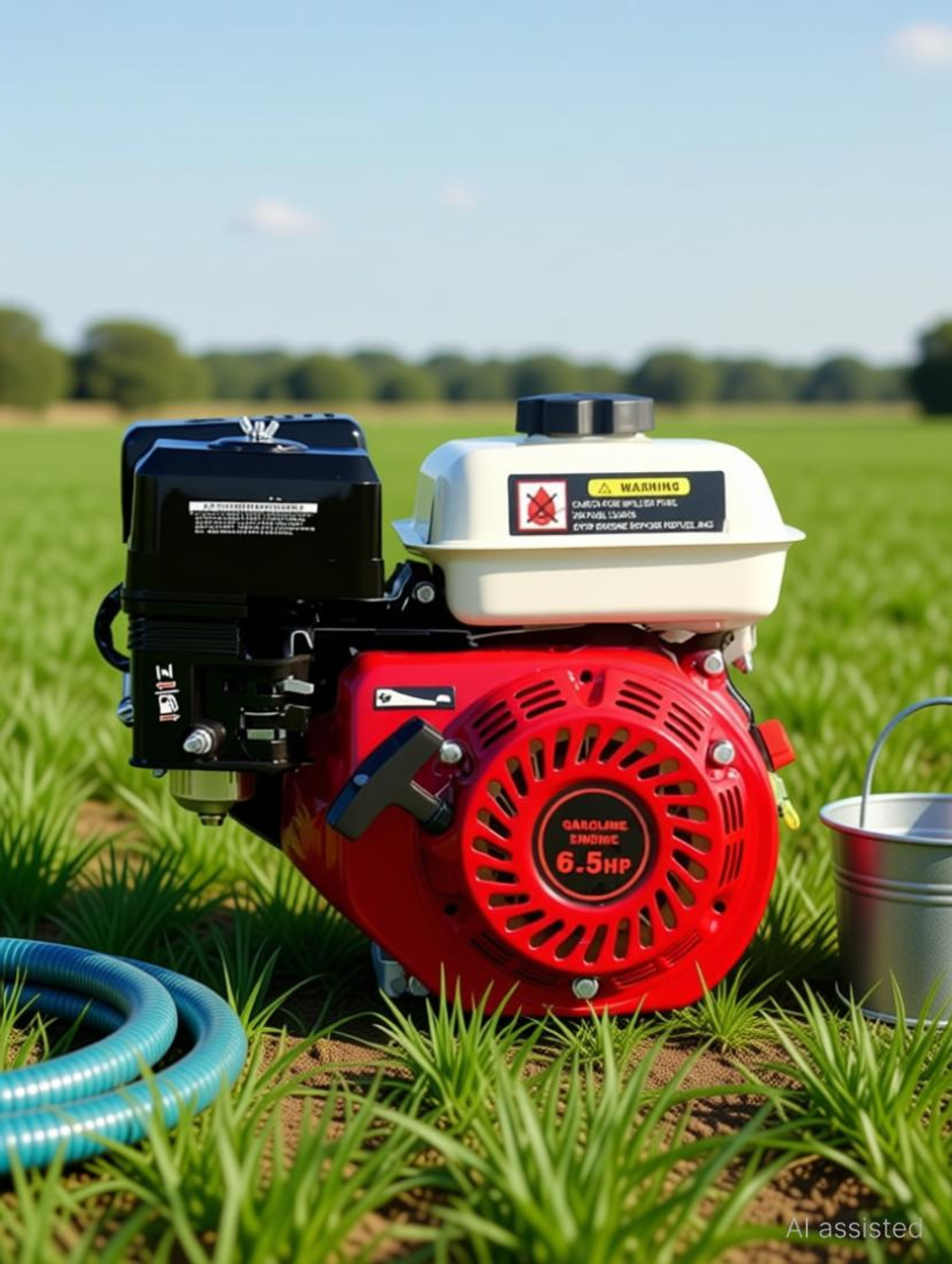 Image of GSCPT GASOLINE ENGINE PETROL 4 STROKE 196CC USED FOR AGRICULTURE & COMMERCIAL Centrifugal Water Pump