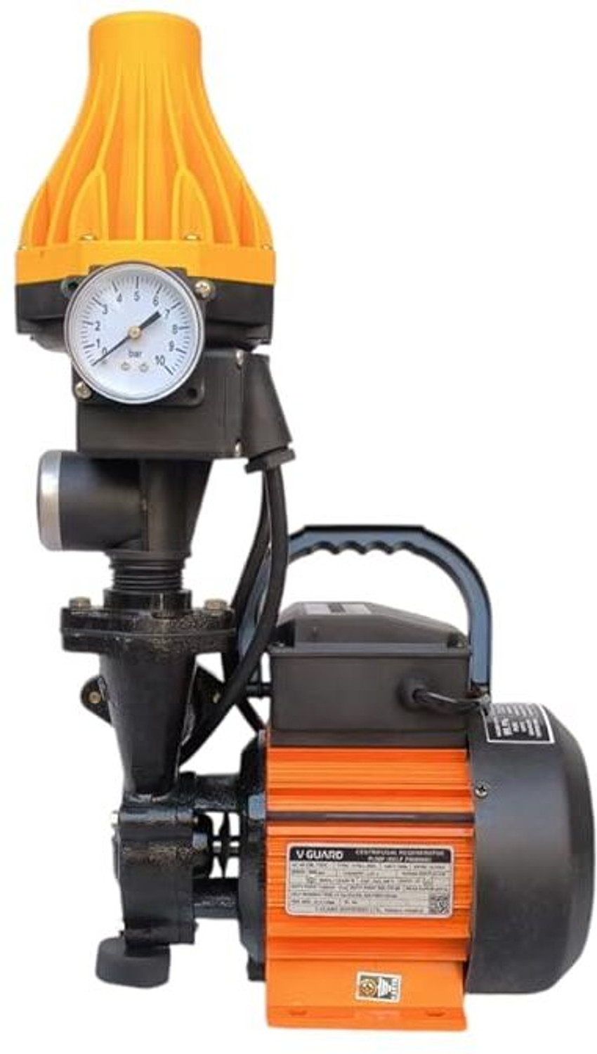 Image of V-Guard 0.5 HP Pressure Booster Pump for Household upto 2 bathrooms Centrifugal Water Pump