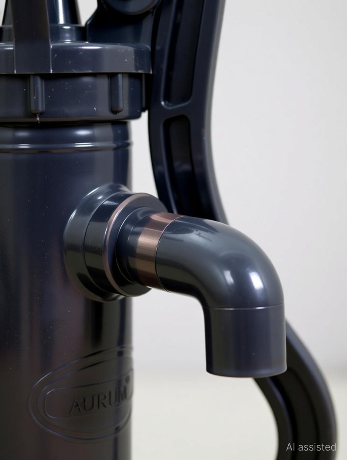 Image of Aurum Plastic PVC Manual Wall Mount Water Pump Hand Operated Pump For 50 feet No Magnetic Water Pump
