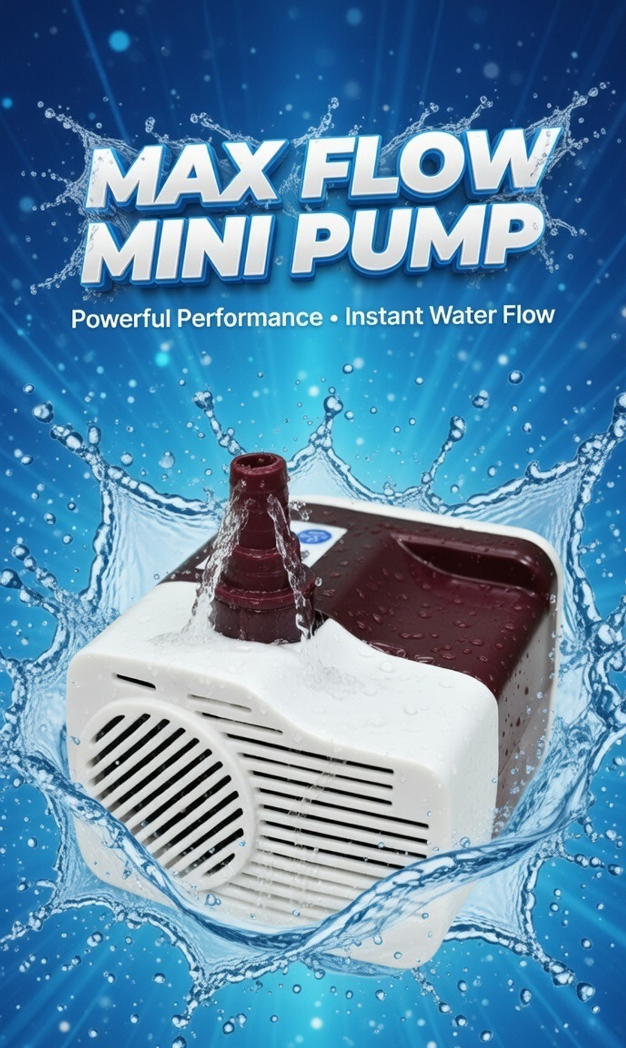 Image of MHstar 40 Watt - 220-240V /50 Hz Cooler & Aquarium Pump Submersible Water Pump