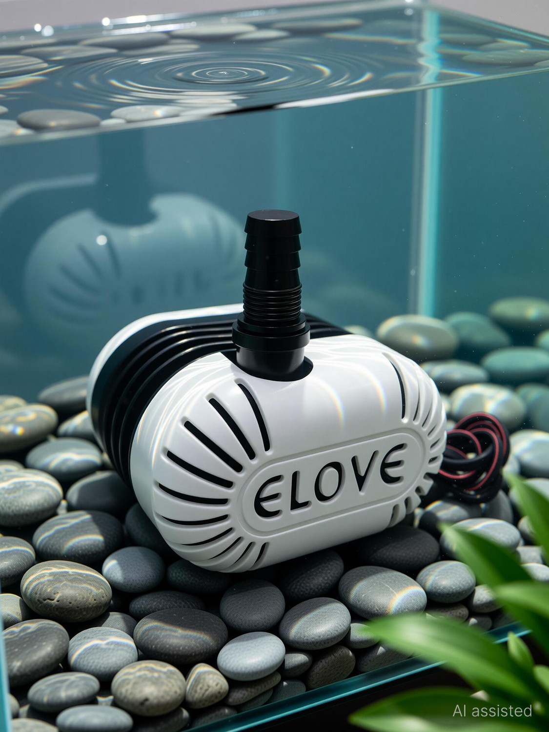 Image of ELOVE 18 Watt Submersible Water Pump for Desert Air Cooler, Aquarium, Fountains etc. Submersible Water Pump