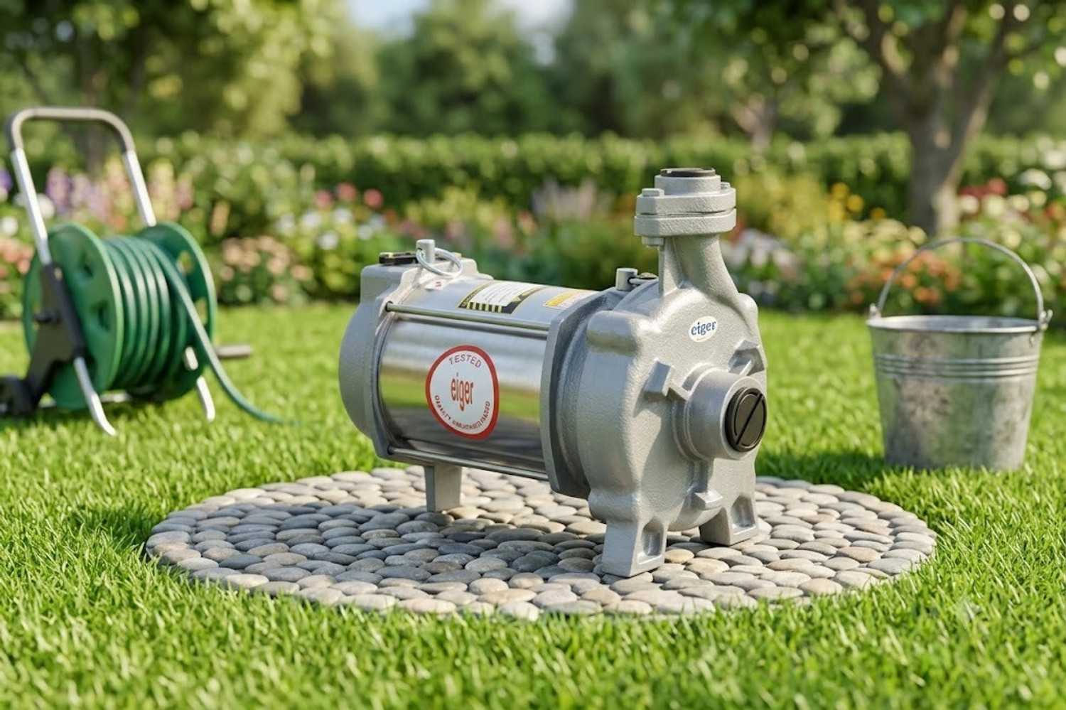 Image of eiger 1.0 H.P HEAVY DUTY OPENWELL SUBMERSIBLE PUMPS Submersible Water Pump