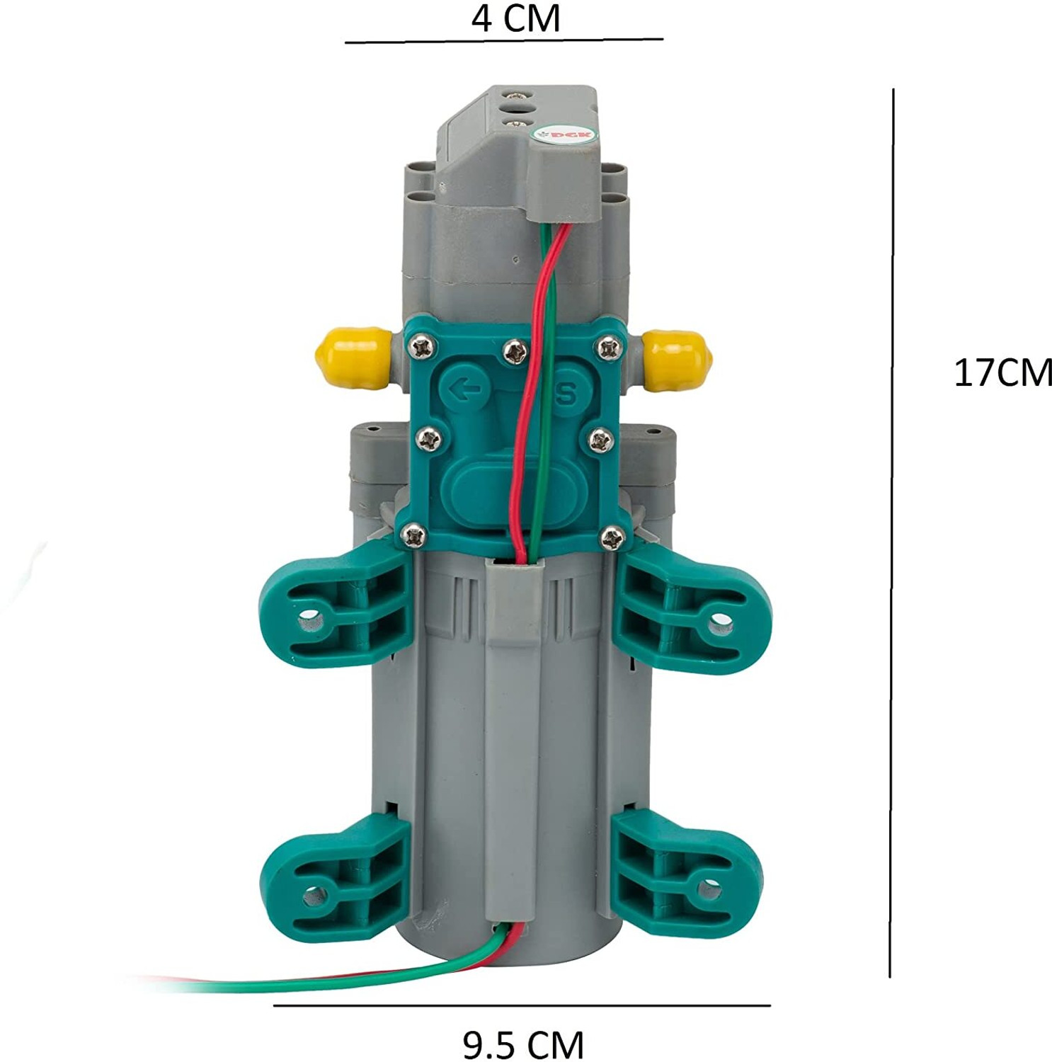 Image of Dgk Heavy Duty 12V DC Moter Pump 140 PSI Battery Operated Auto Pressure Cut Off Diaphragm Water Pump