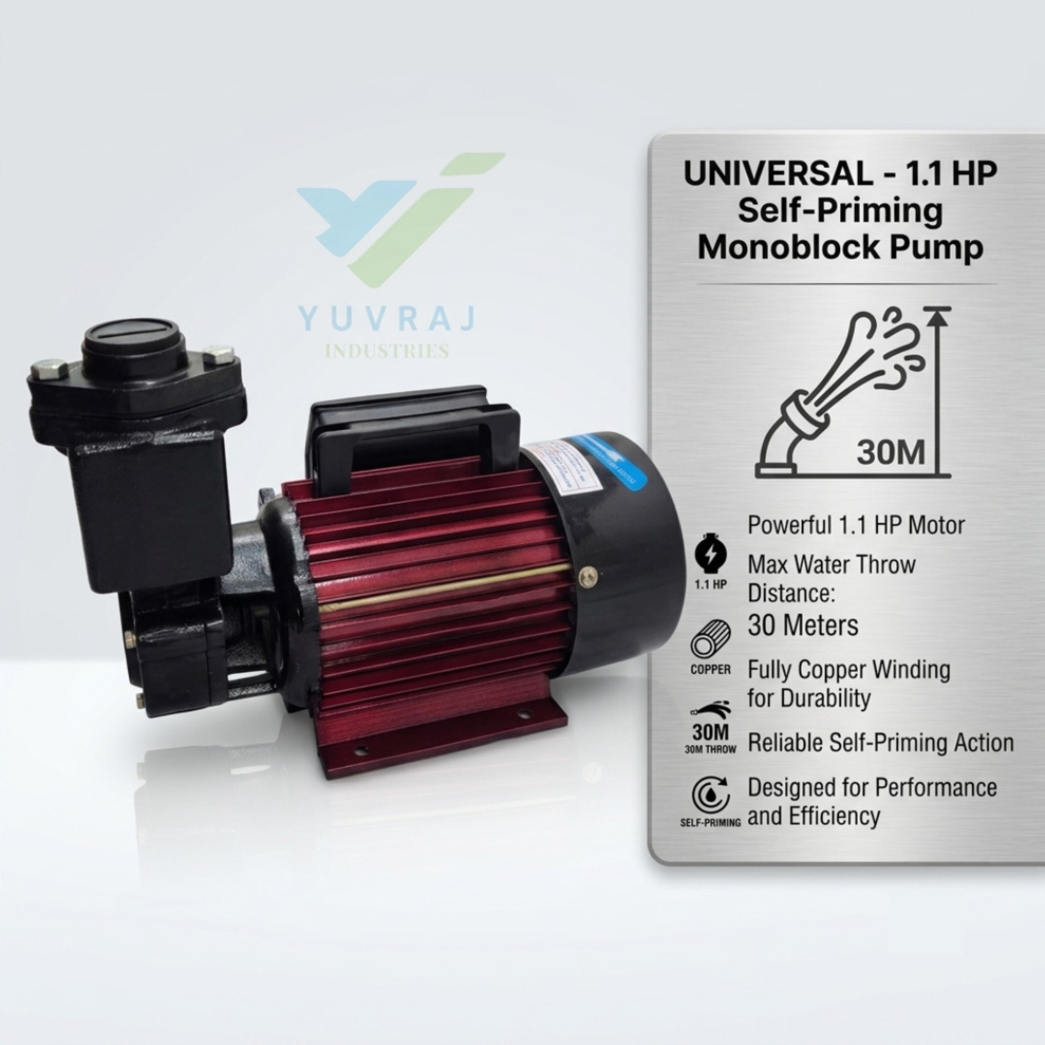 Image of Water Universal STAR 72 1.1 HP Self Priming Monoblock pump Centrifugal Water Pump