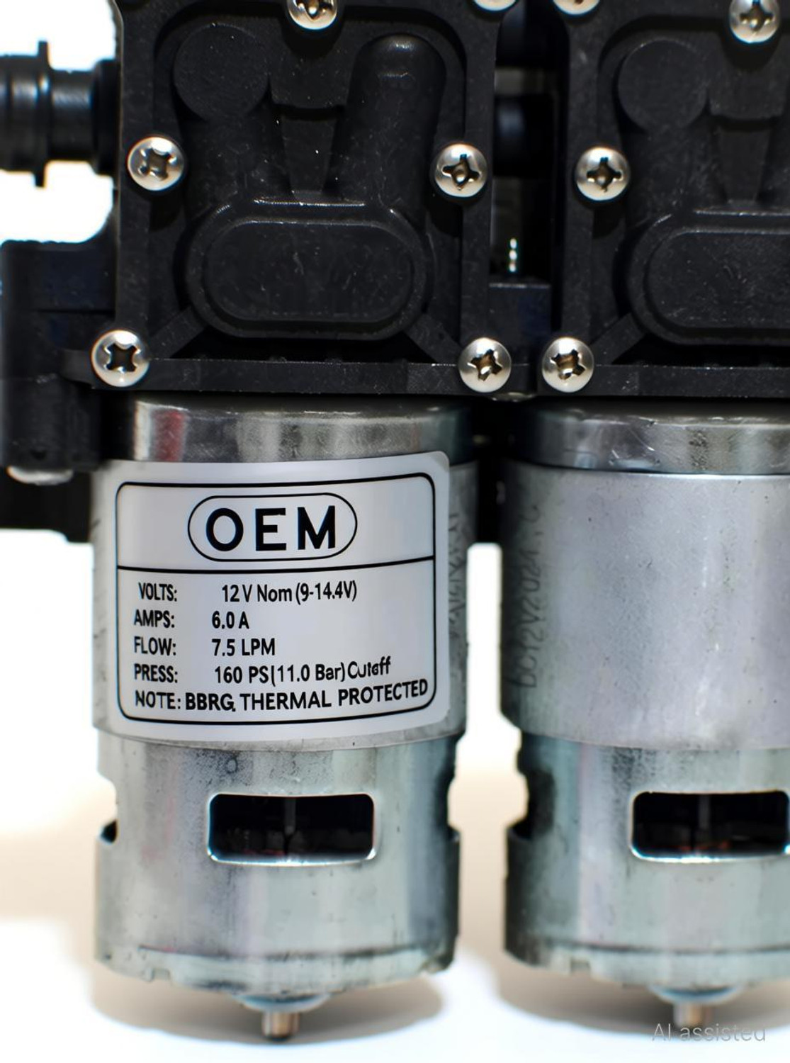 Image of OEM 12V 8 /LPM Spray Double Motor Copper High Pressure Auto Cut Diaphragm Water Pump