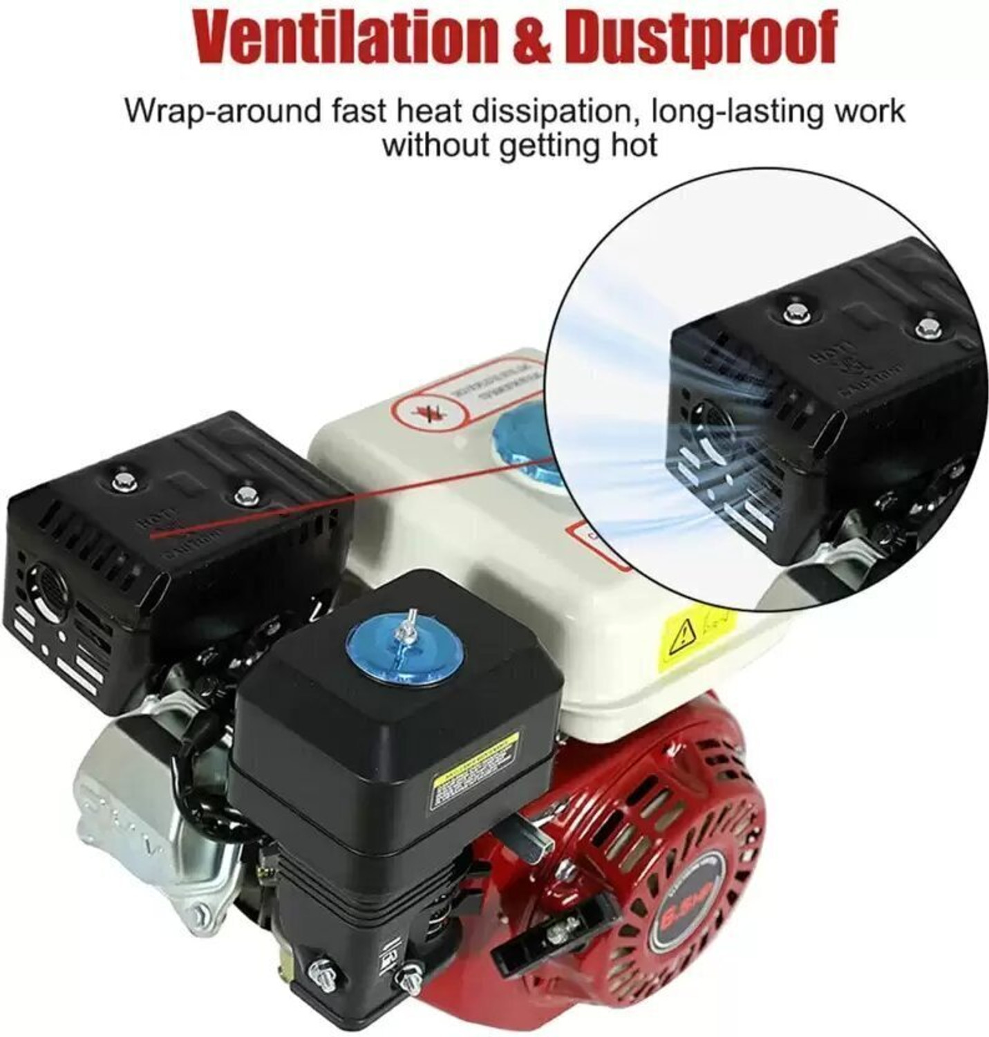 Image of GSCPT GASOLINE ENGINE PETROL 4 STROKE 196CC USED FOR AGRICULTURE & COMMERCIAL Centrifugal Water Pump