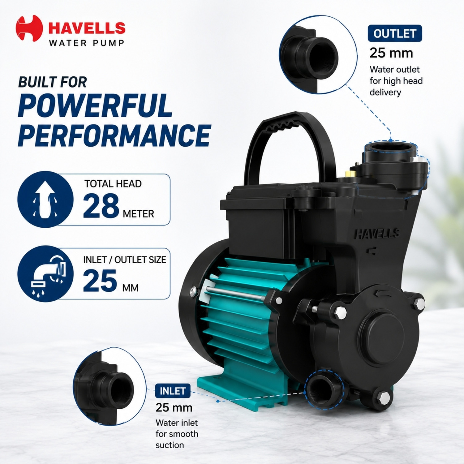 Image of HAVELLS STREAM1 PLUS Centrifugal Water Pump