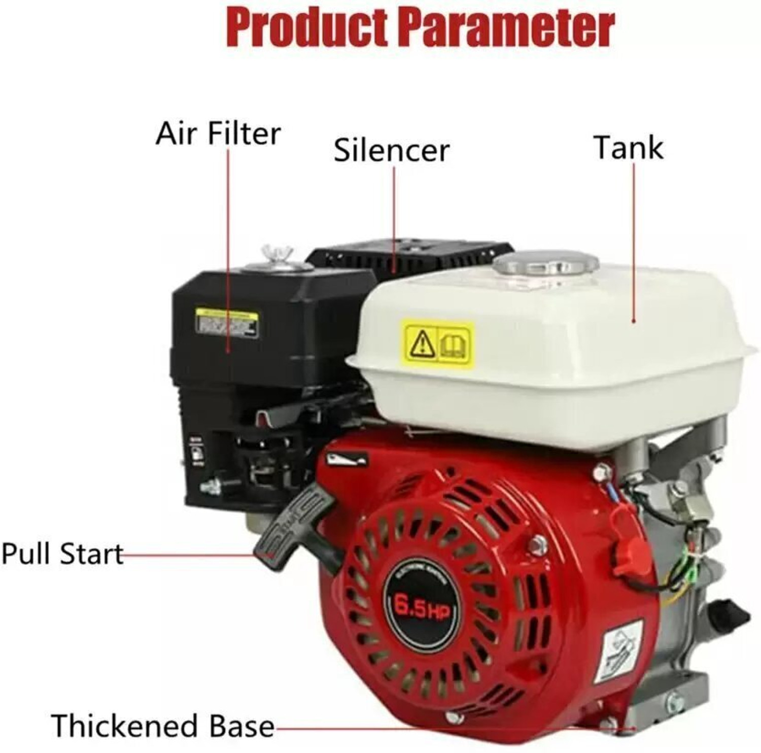 Image of GSCPT GASOLINE ENGINE PETROL 4 STROKE 196CC USED FOR AGRICULTURE & COMMERCIAL Centrifugal Water Pump