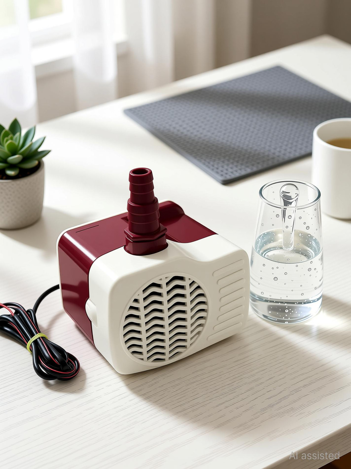 Image of ELOVE 40 Watt Water Pump - Cooler Pump for Desert Air Cooler, Aquarium, Fountains Submersible Water Pump