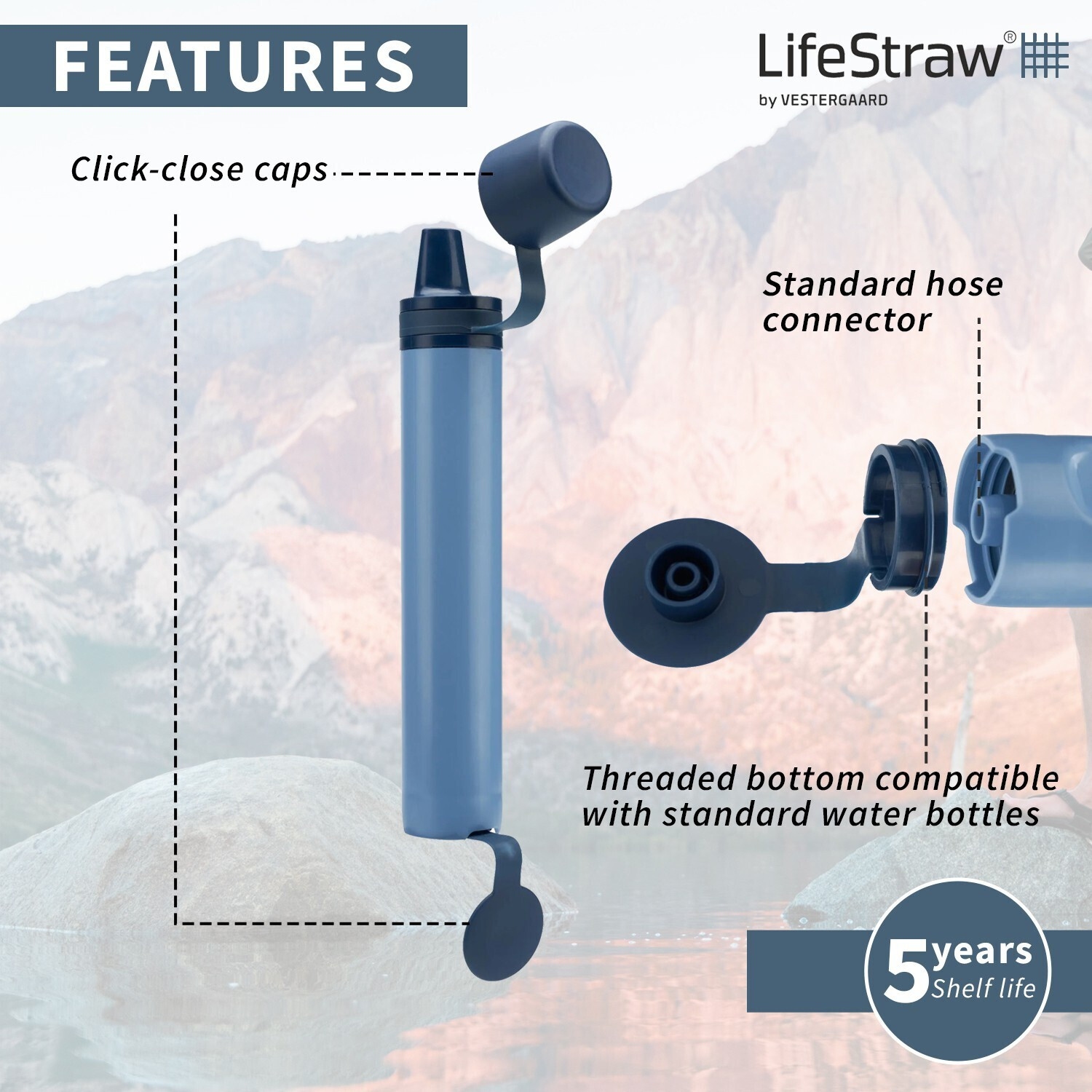 Image of LifeStraw 0.2 l Water Purifier Bottle