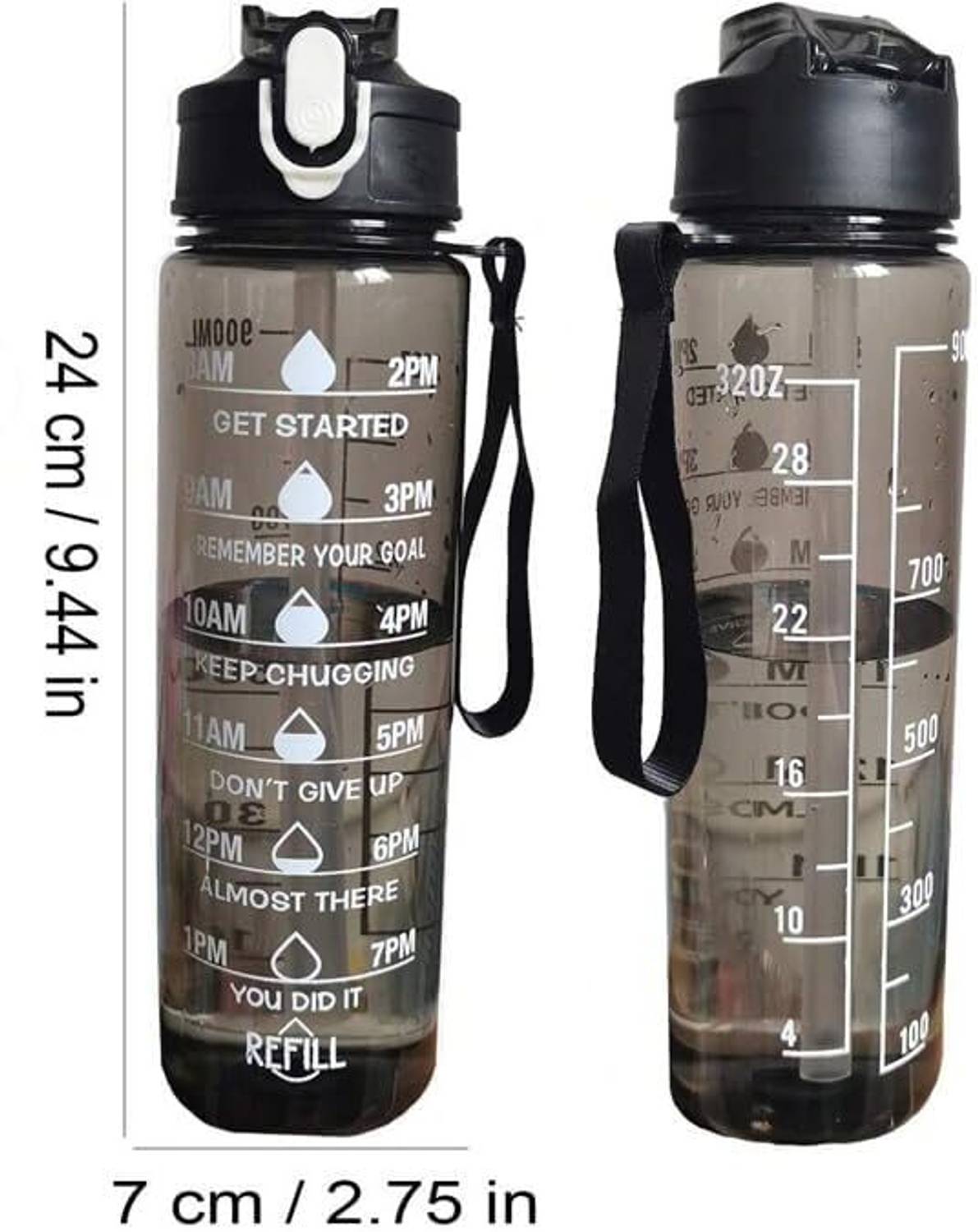 Quitris 1 Litre Motivational Water Bottle - Image 5