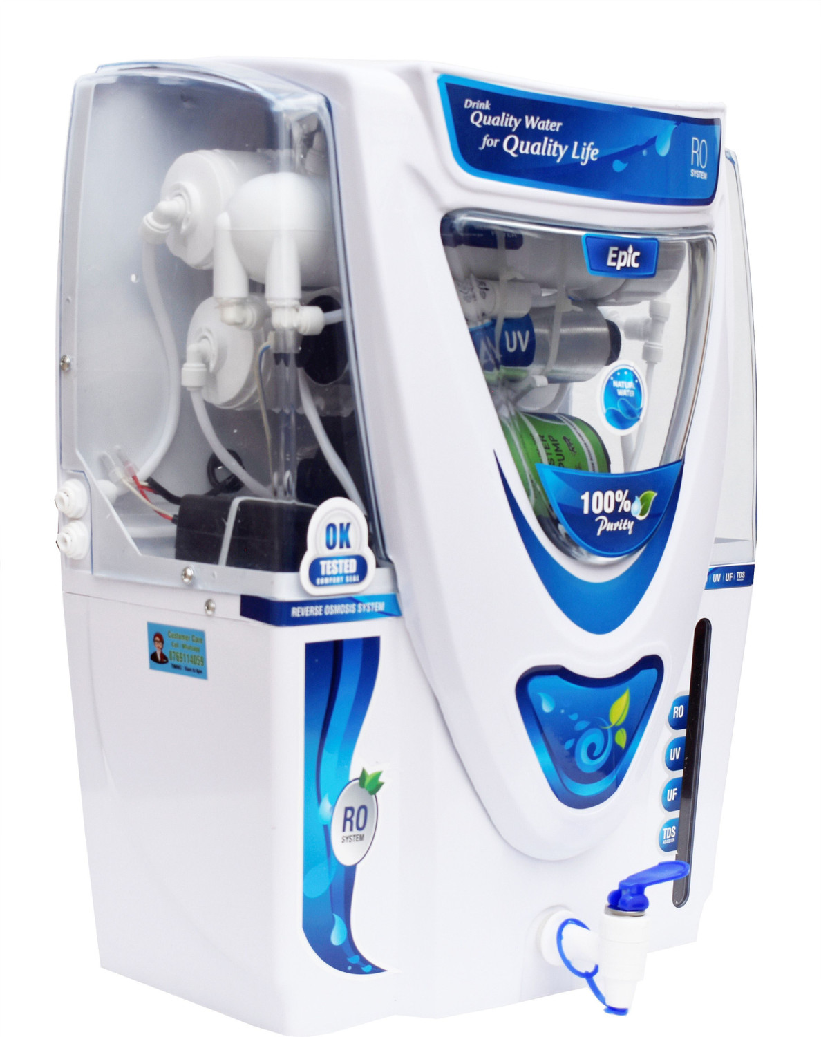 Image of AQUA Mineral Ro 12 L RO + UV + UF + TDS Control Water Purifier