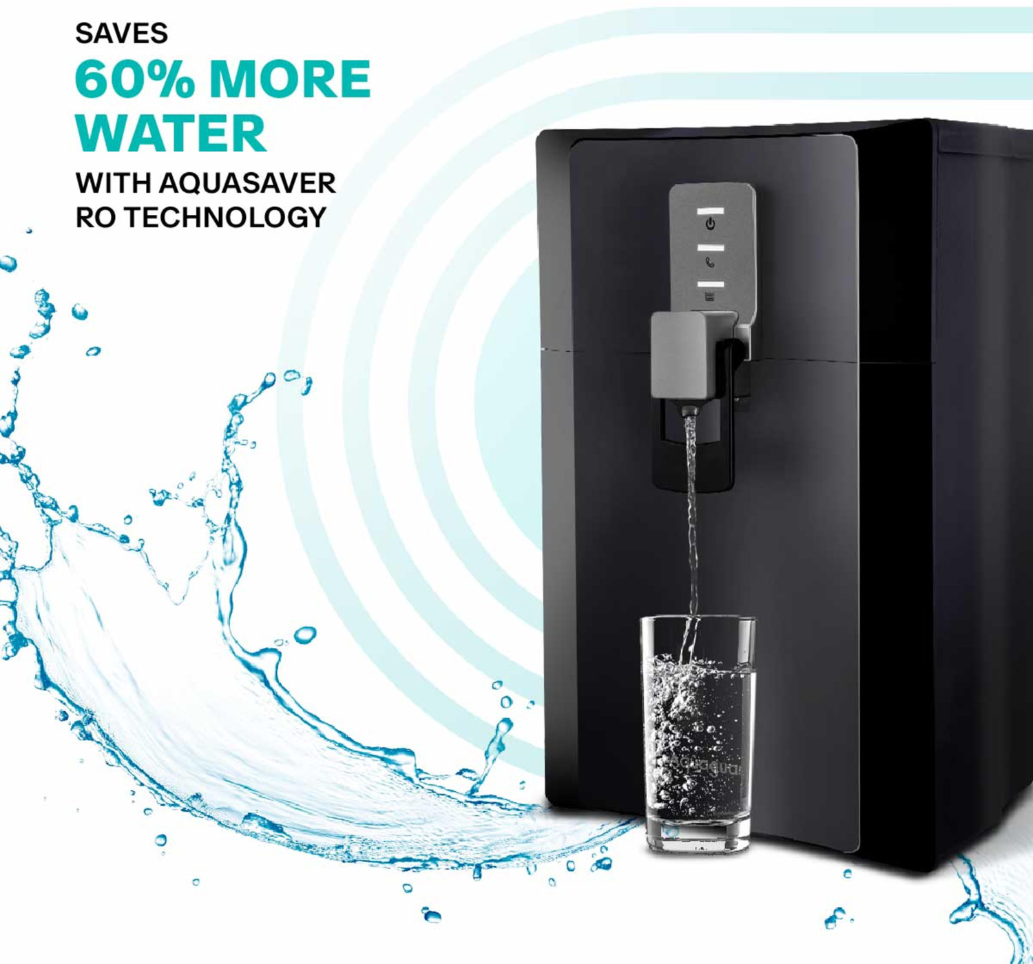 Image of Aquaguard SURE Hydra RO+UV+UF 2X 6 L RO + UV + UF Water Purifier