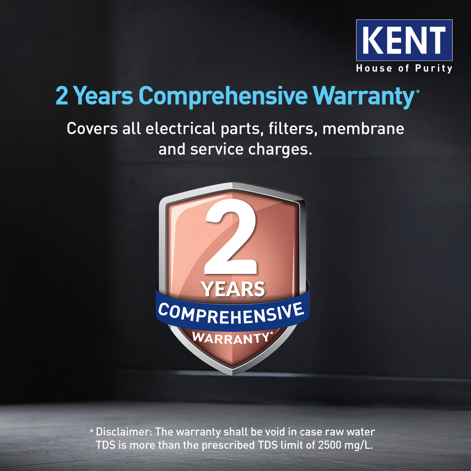 Image of KENT ACE Iot Zero Service Cost For 2 Years 8 L RO + UV + UF + Copper + Alkaline + TDS Control Water Purifier IoT Enabled 8L 20LP /Hr Ideal For Borewell /Tanker /Municipal Water