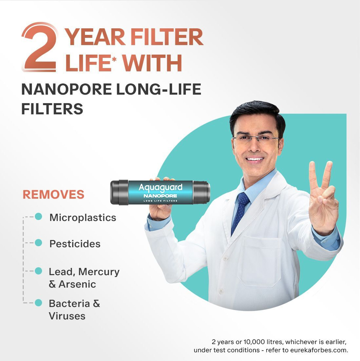 Image of Aquaguard Enrich Nexen RO+UV 2X 6 L RO + UV + Copper Water Purifier | Active Copper Water Purifier | 2 Year Filter Life with Comprehensive Warranty | With Mega Sediment Filter | Save over 18,000 on Filters | With Removable Drip-Tray