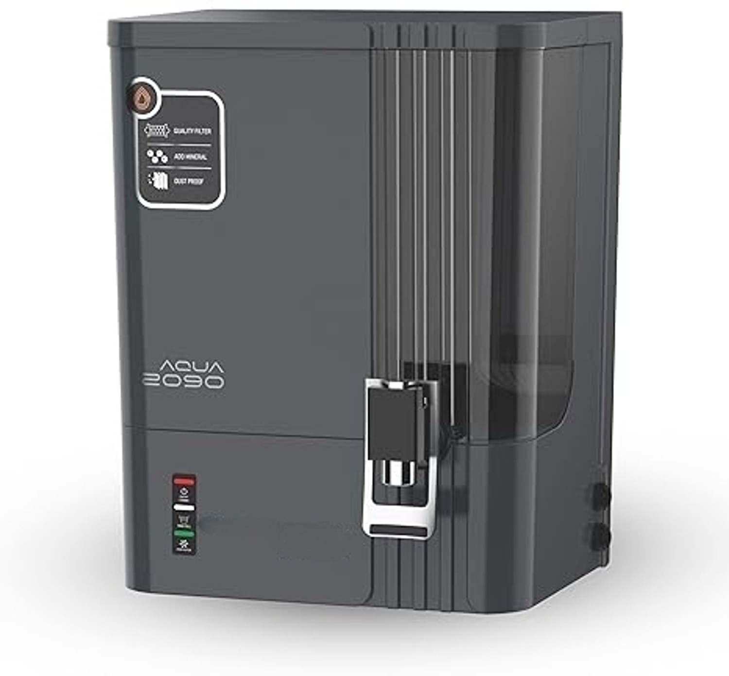 Image of b.h aqua water solutions B.H Aqua 2090 RO Water Purifier | Premium Grey 7 Stages Nxt Gen Technology 10L 20 L RO + UV + UF + Copper + Alkaline + Minerals Water Purifier