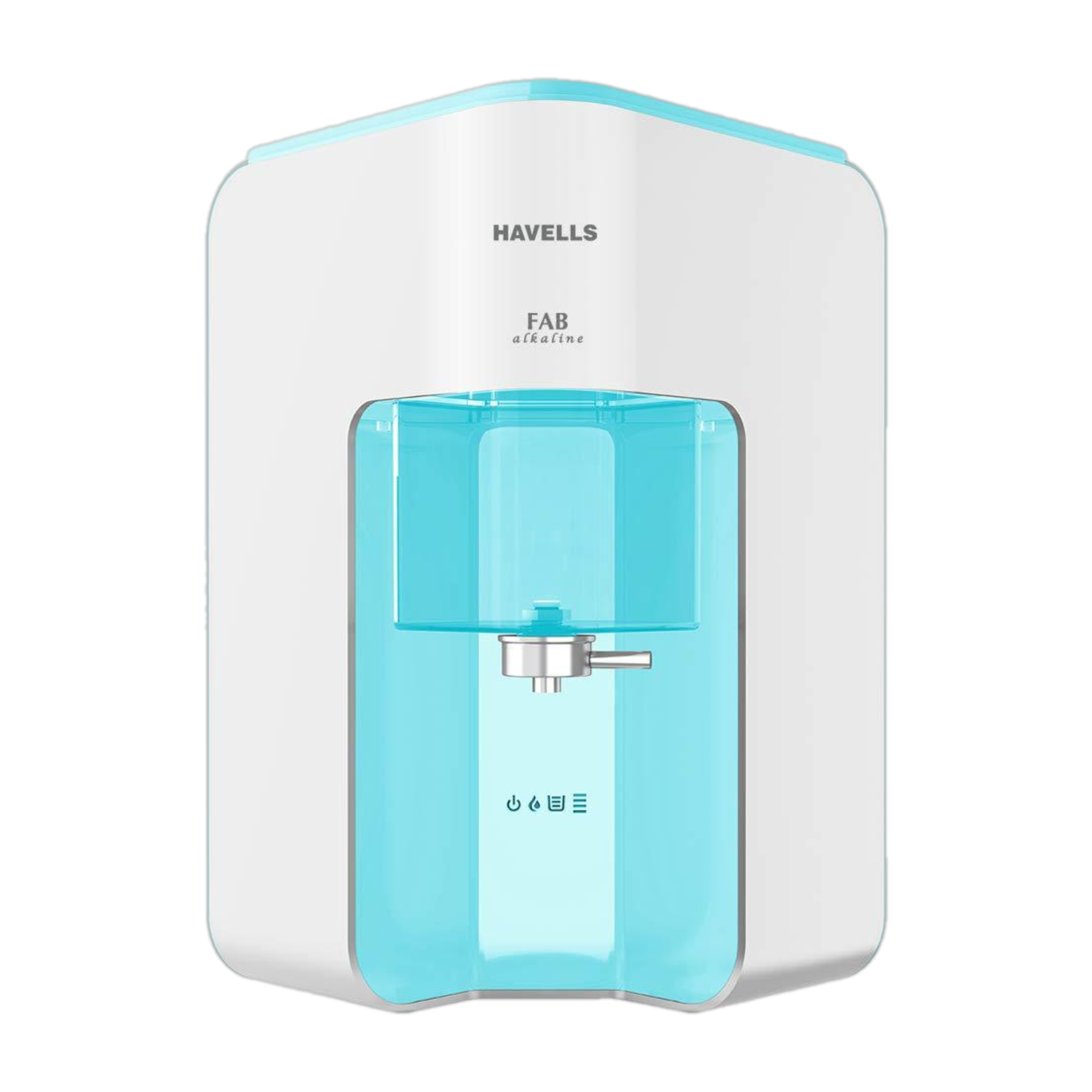 Image of HAVELLS Fab Alkaline 7 L RO + UV + Alkaline Water Purifier Suitable for all - Borewell, Tanker, Municipality Water