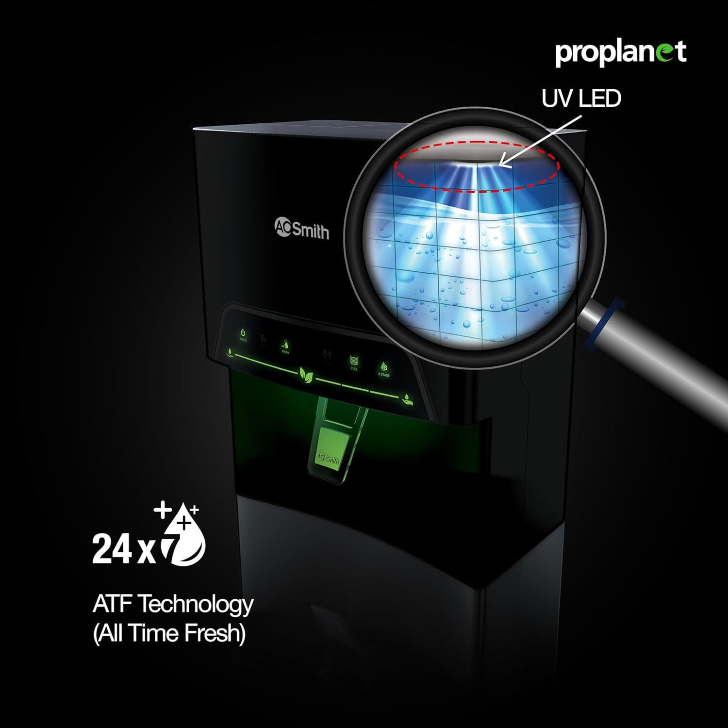 Image of AO Smith P4 Pro 5 L RO + Copper Water Purifier | Copper + Alkaline Water | 9000L Water Saving | Baby Safe