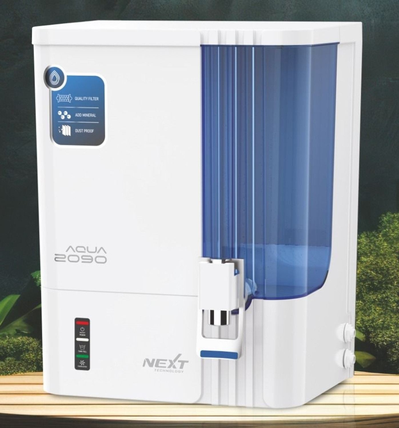 Image of Aquaspure AQUA 2090 10 L RO + UV + UF + Copper + Alkaline + TDS Control Water Purifier