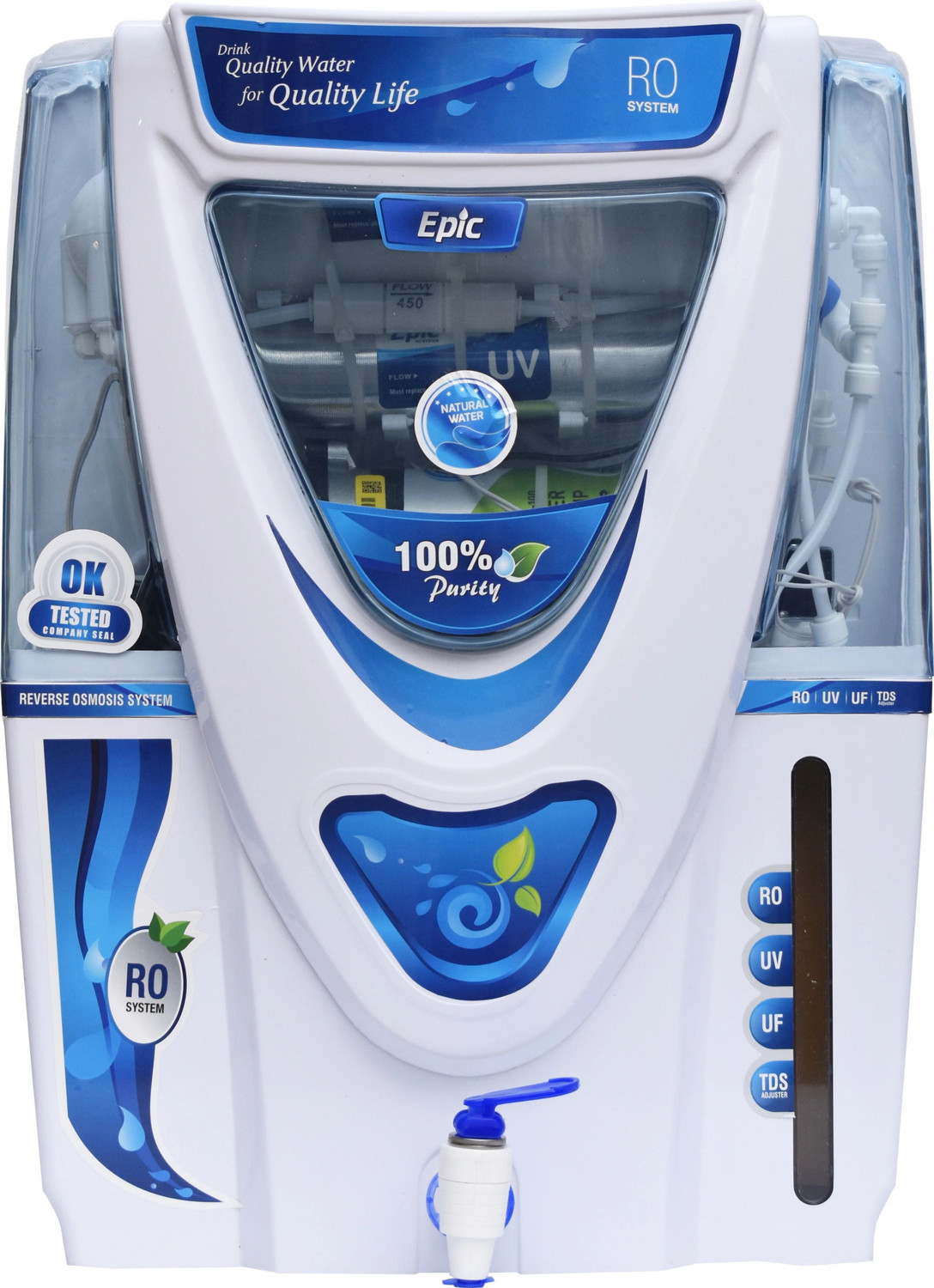Image of AQUA Mineral Ro 12 L RO + UV + UF + TDS Control Water Purifier