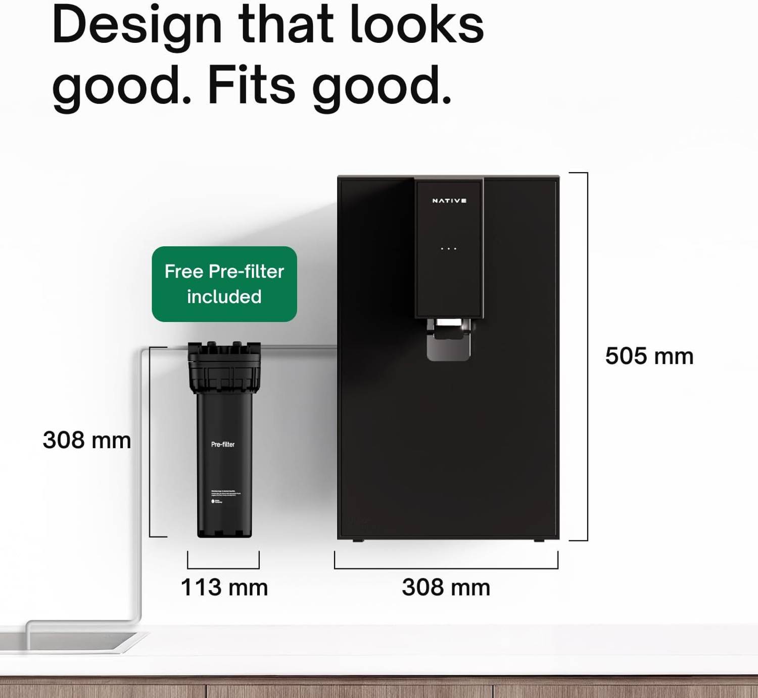 Native M0 5L RO+UV+Minerals Water Purifier - Image 2